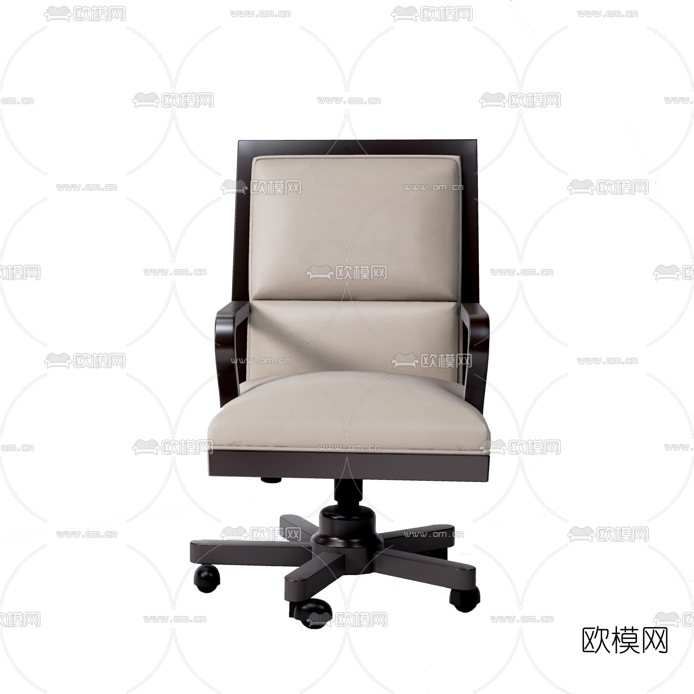 简美办公椅班椅3d模型