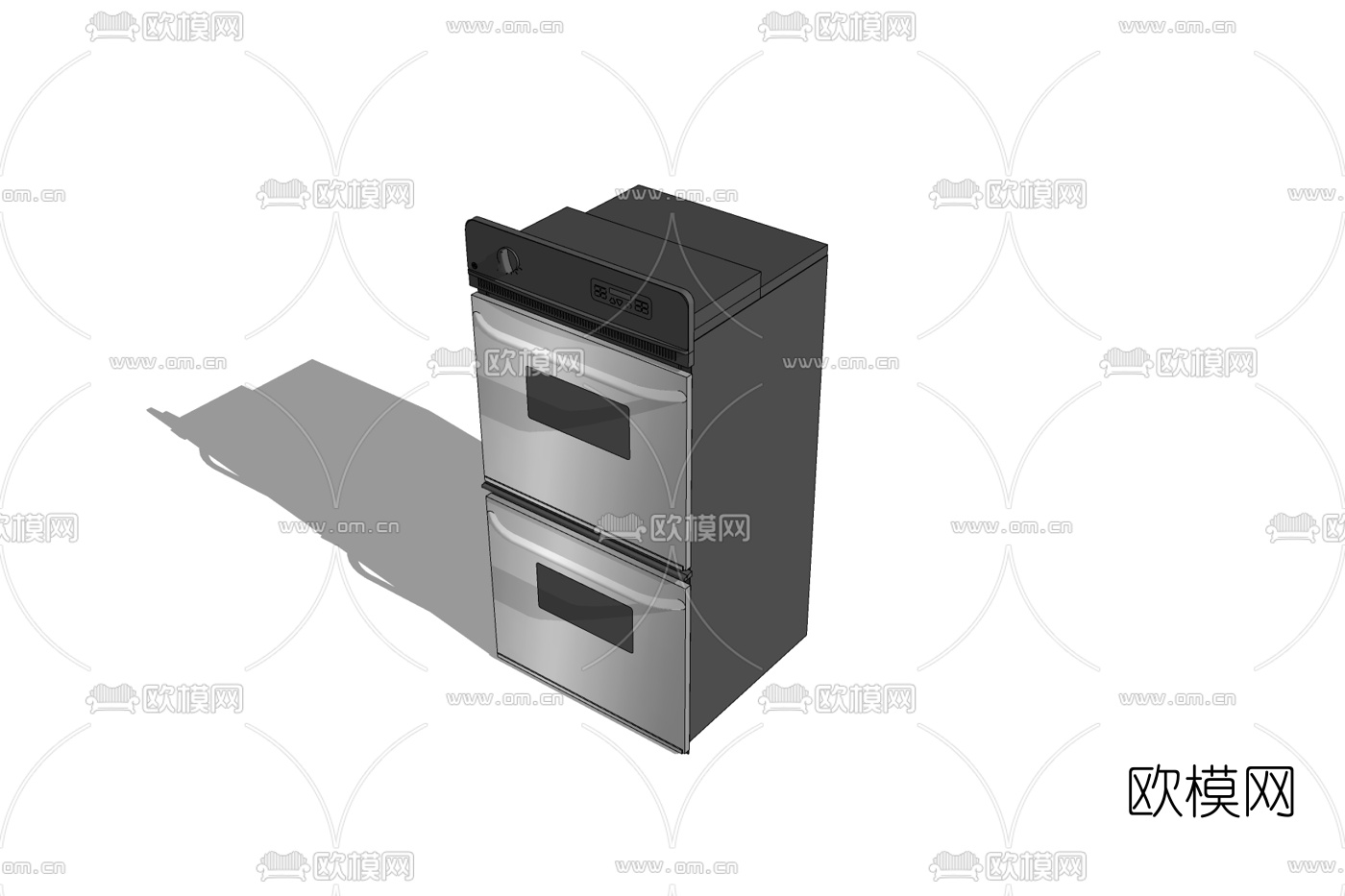现代消毒柜免费su模型