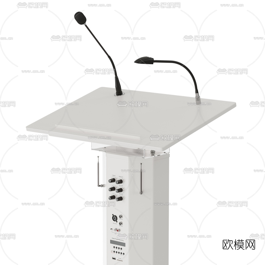 现代演讲台3d模型下载（渲染图3）