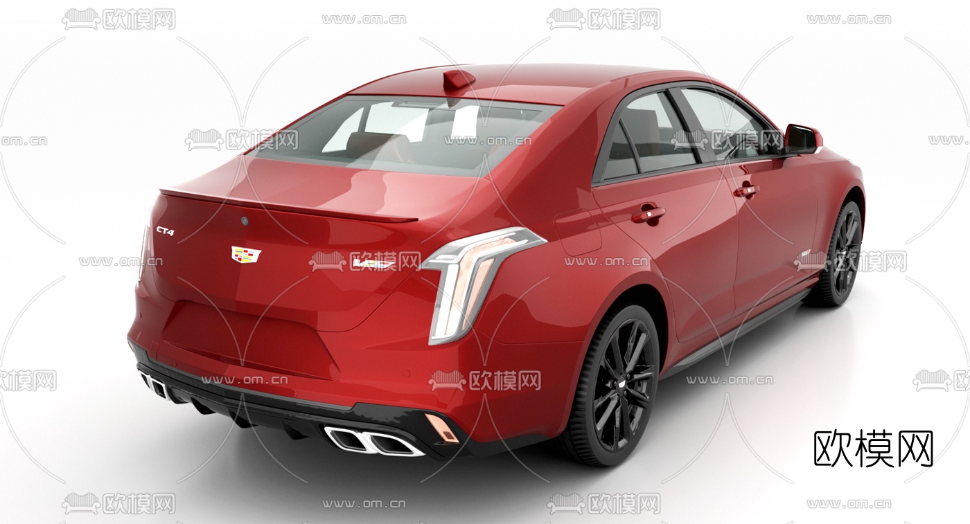 现代凯迪拉克汽车3d模型