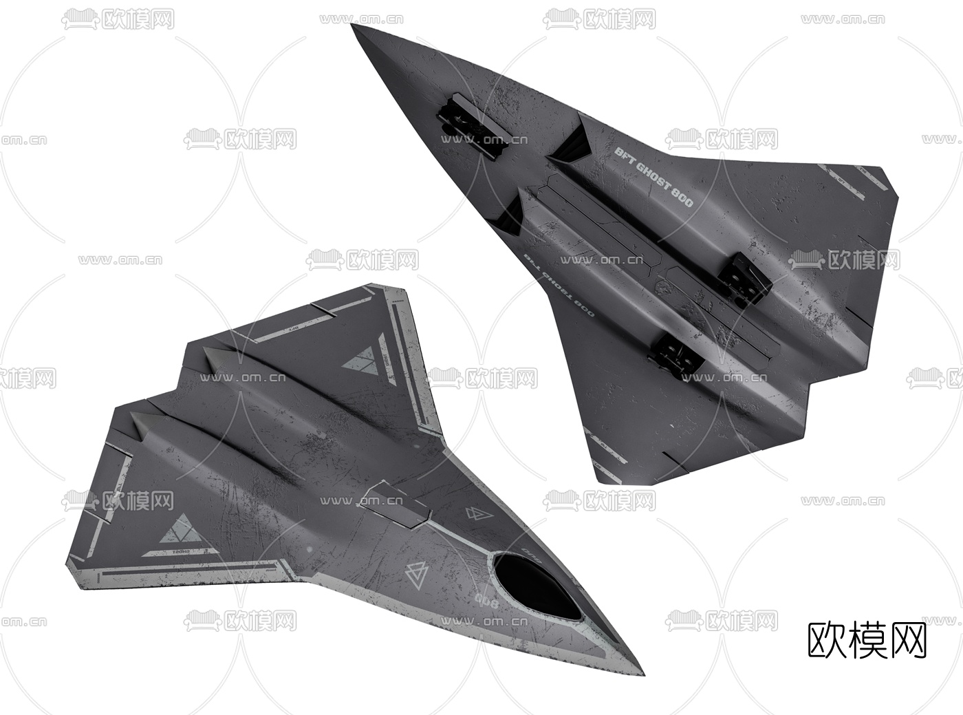 现代轰20轰炸机战斗机3d模型