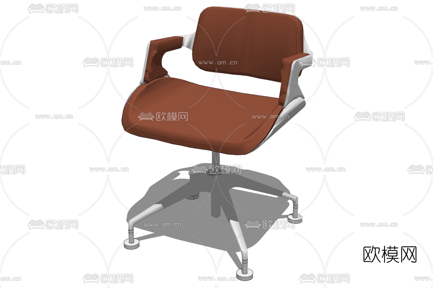 现代旋转办公椅免费su模型下载