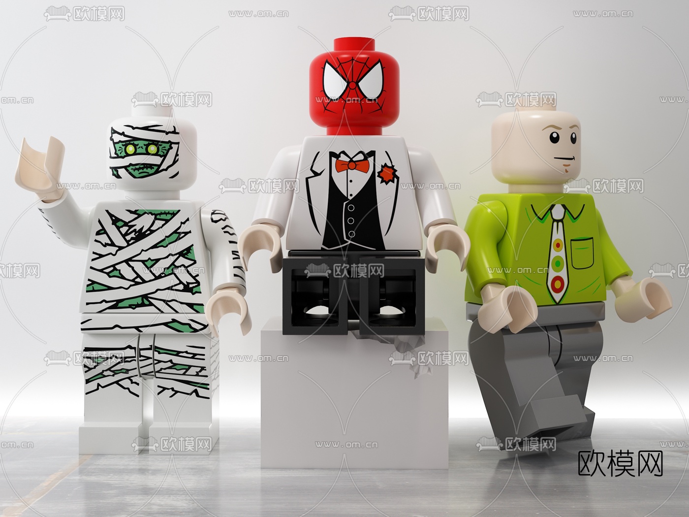 现代卡通玩具3d模型下载