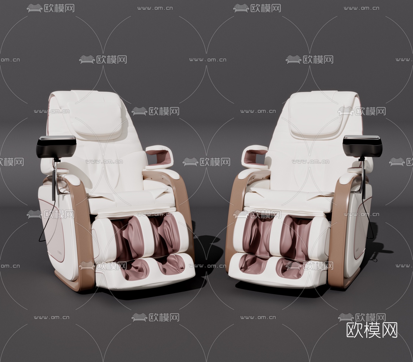 现代休闲按摩椅3d模型