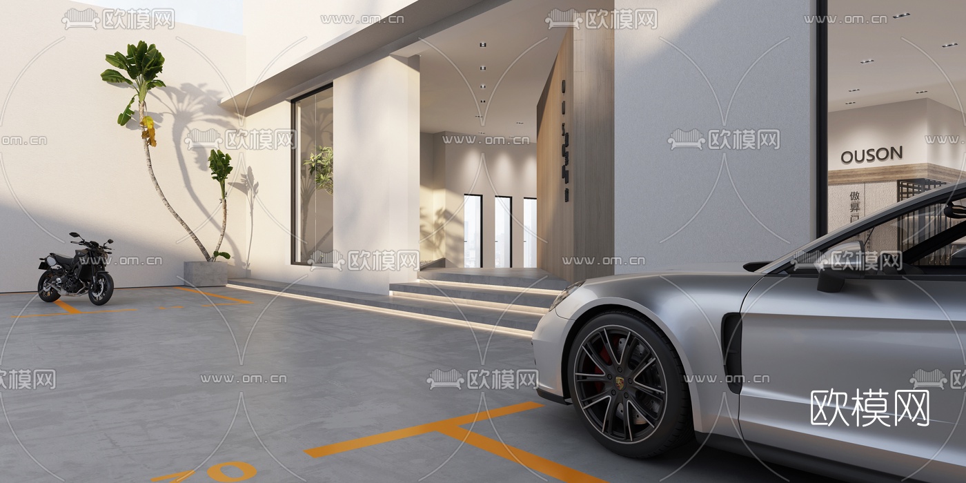 现代家居展厅3d模型
