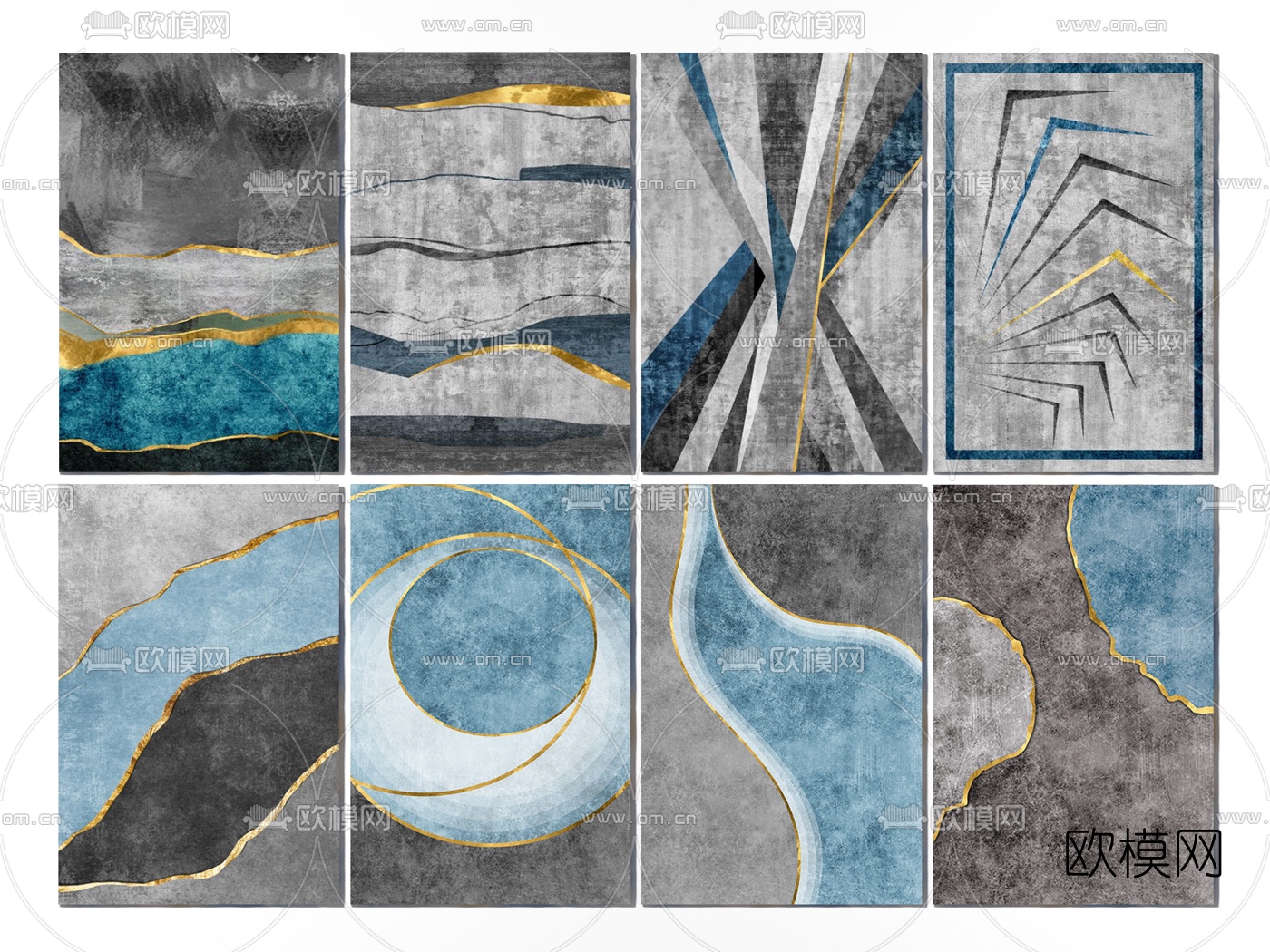 现代轻奢布艺地毯3d模型下载