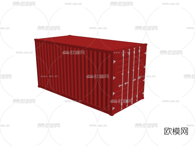 工业风集装箱免费3d模型下载