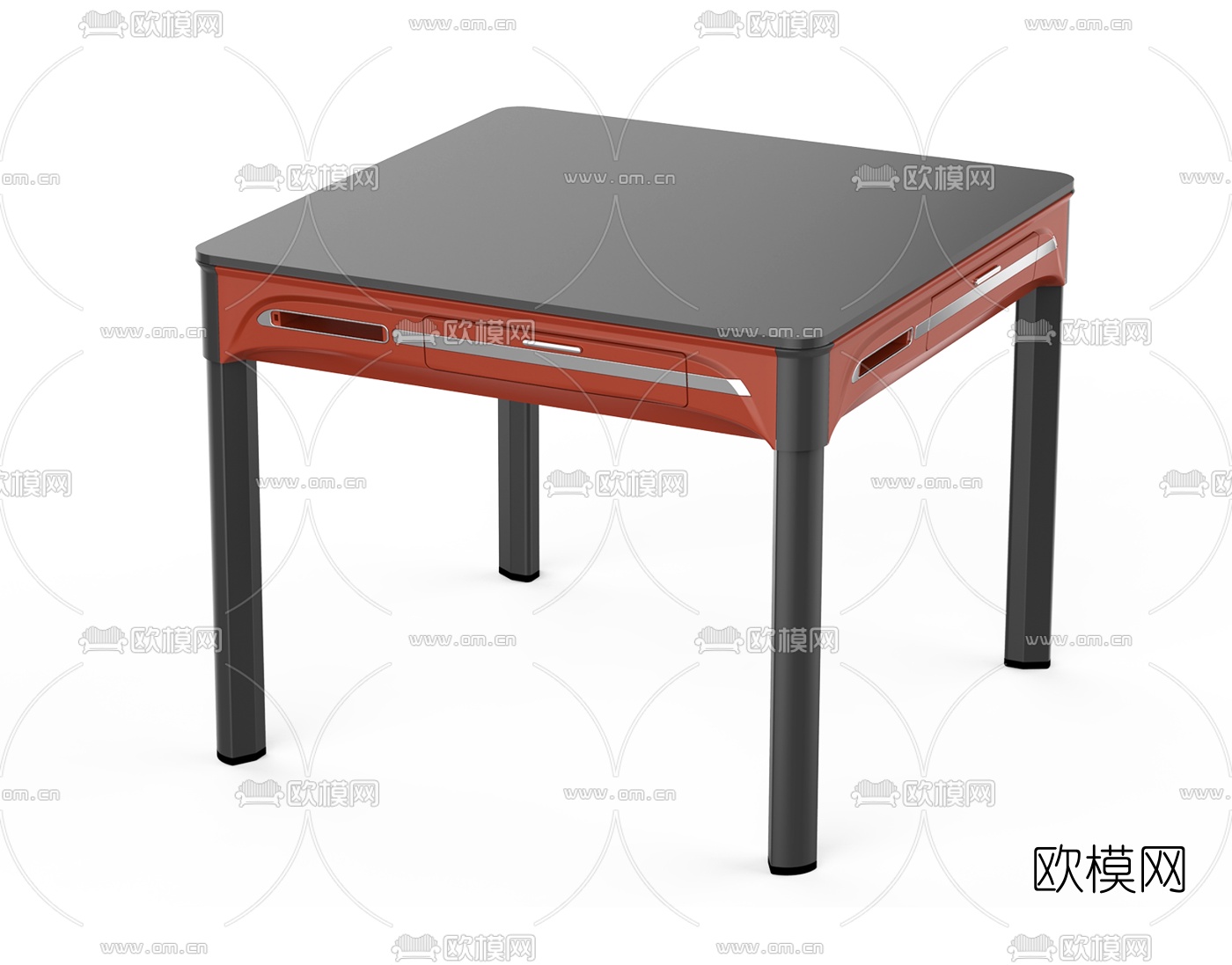 现代麻将桌3d模型下载