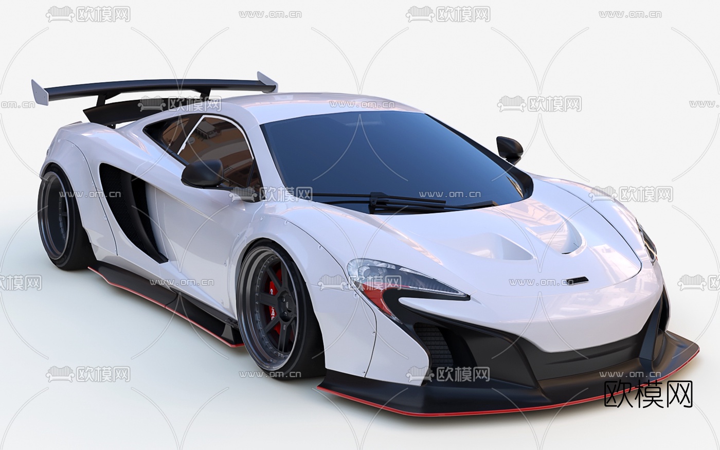 现代超级跑车3d模型
