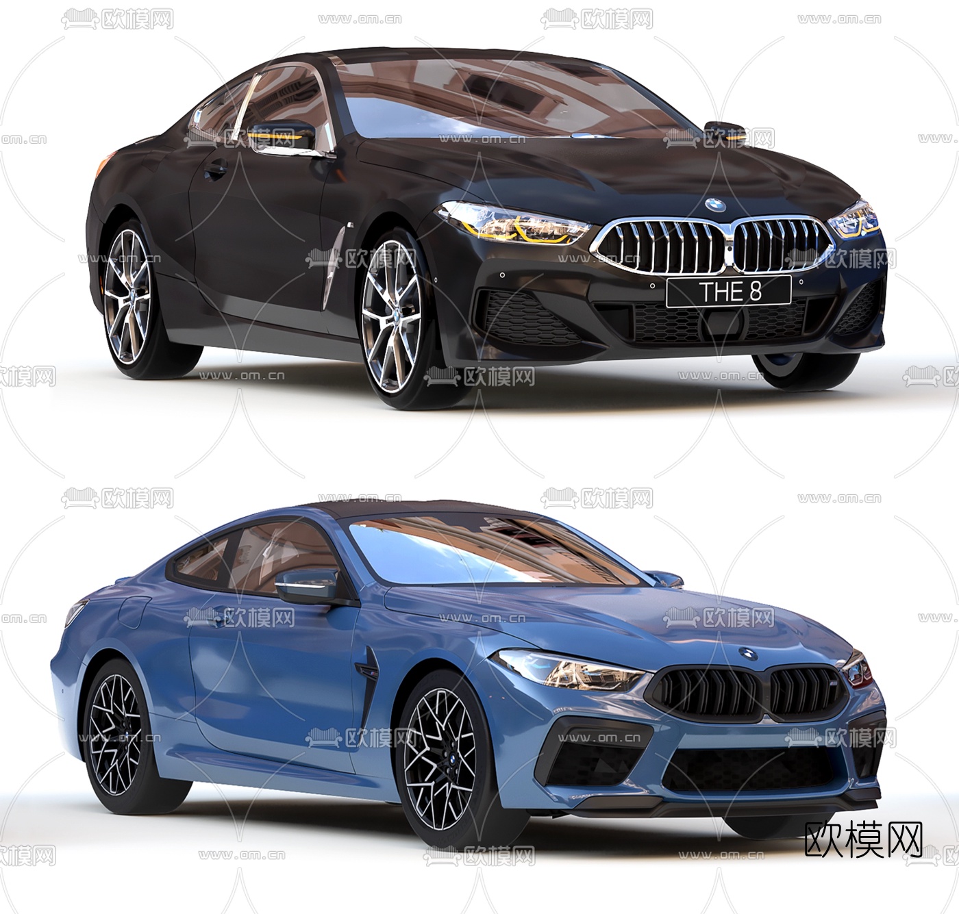 现代宝马汽车3d模型