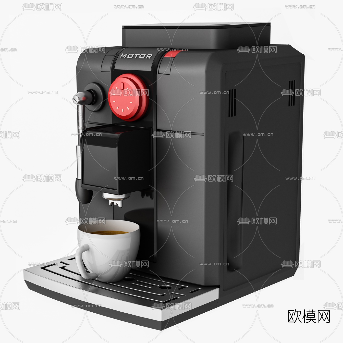 现代咖啡机3d模型