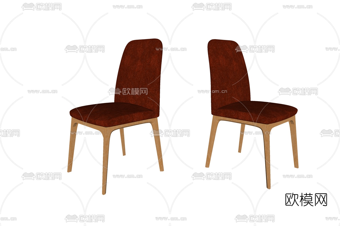 现代单椅su模型下载