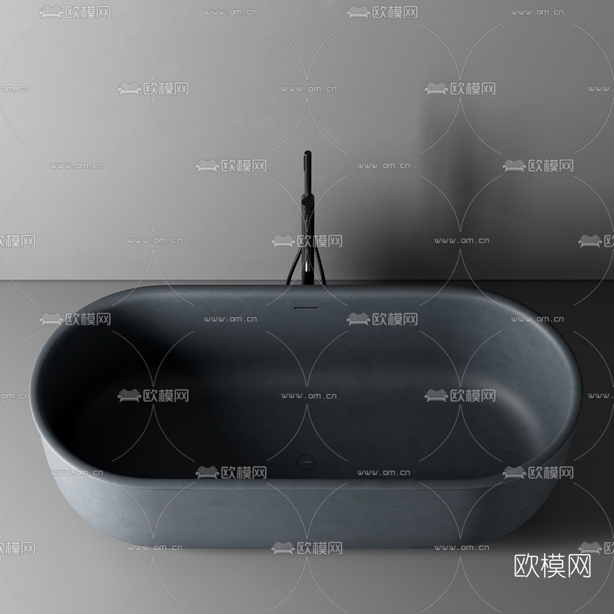 现代浴缸3d模型