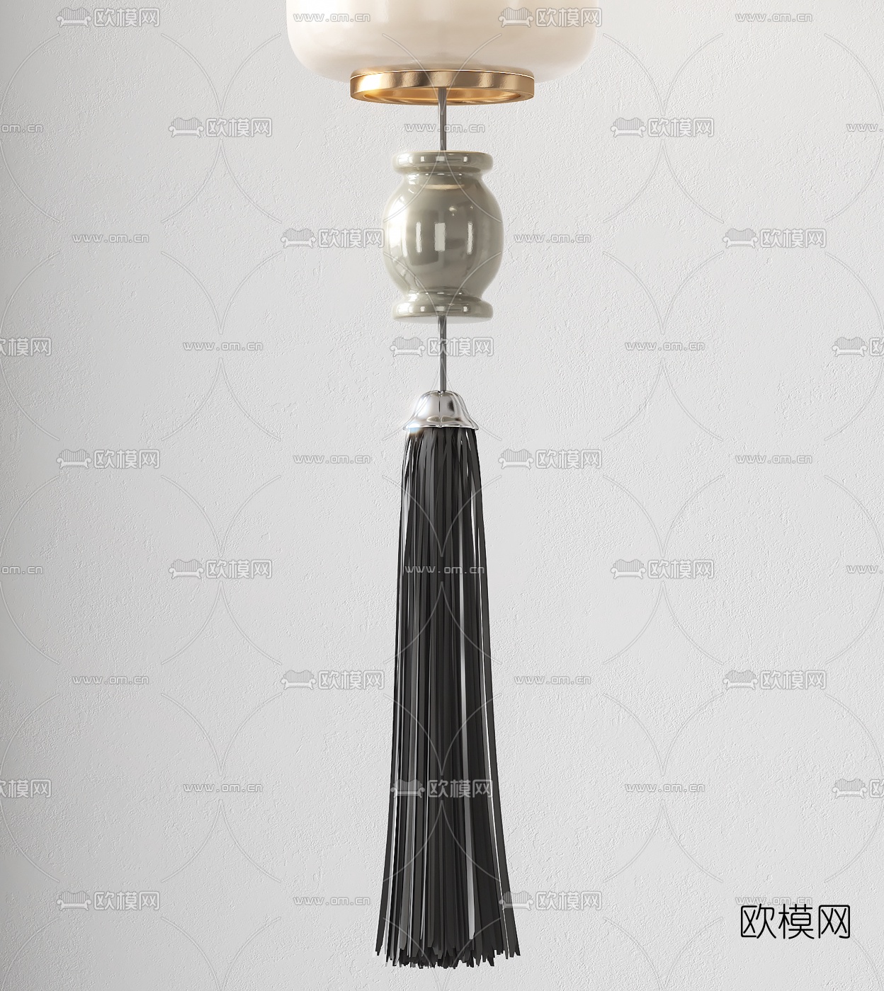 新中式灯笼壁灯3d模型