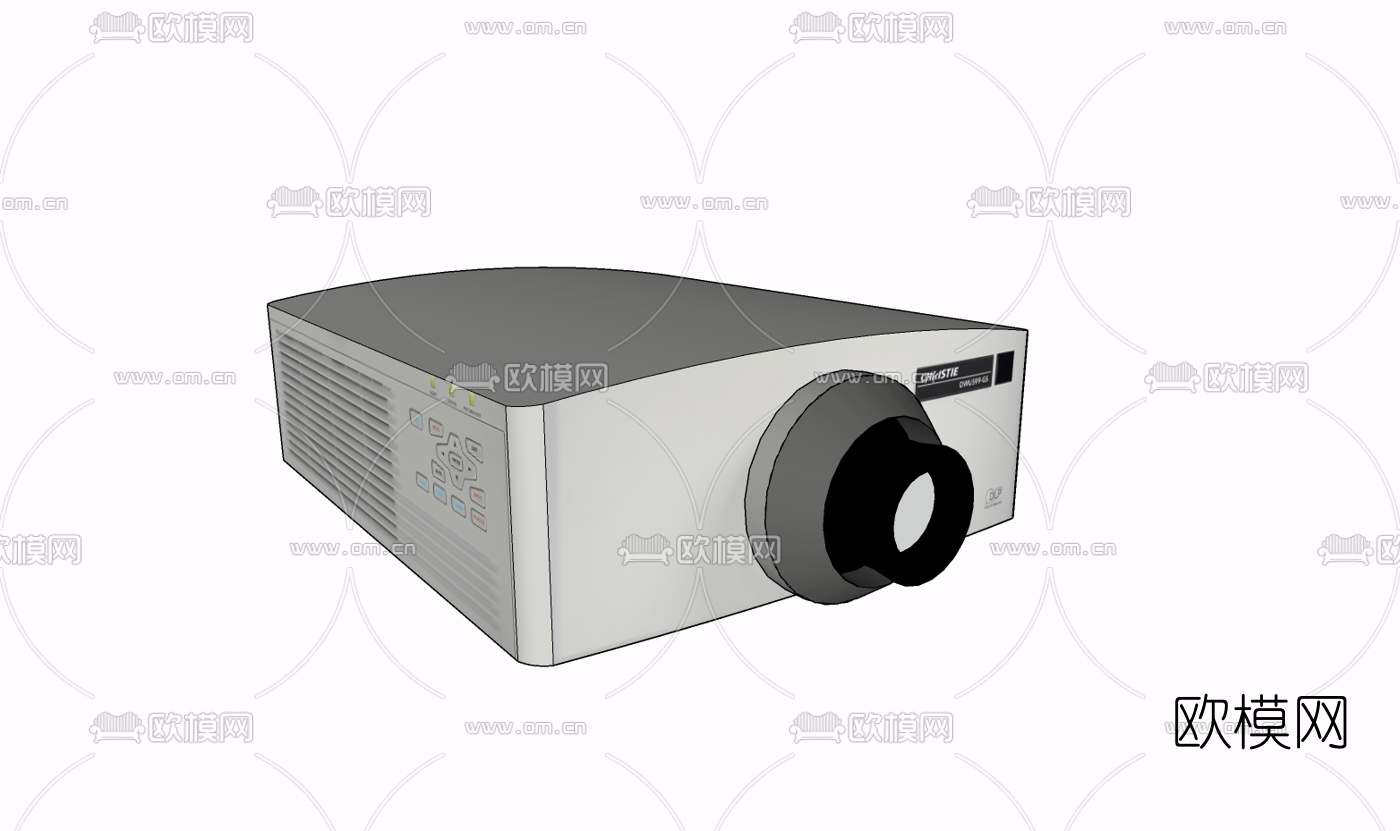 现代投影仪免费su模型下载