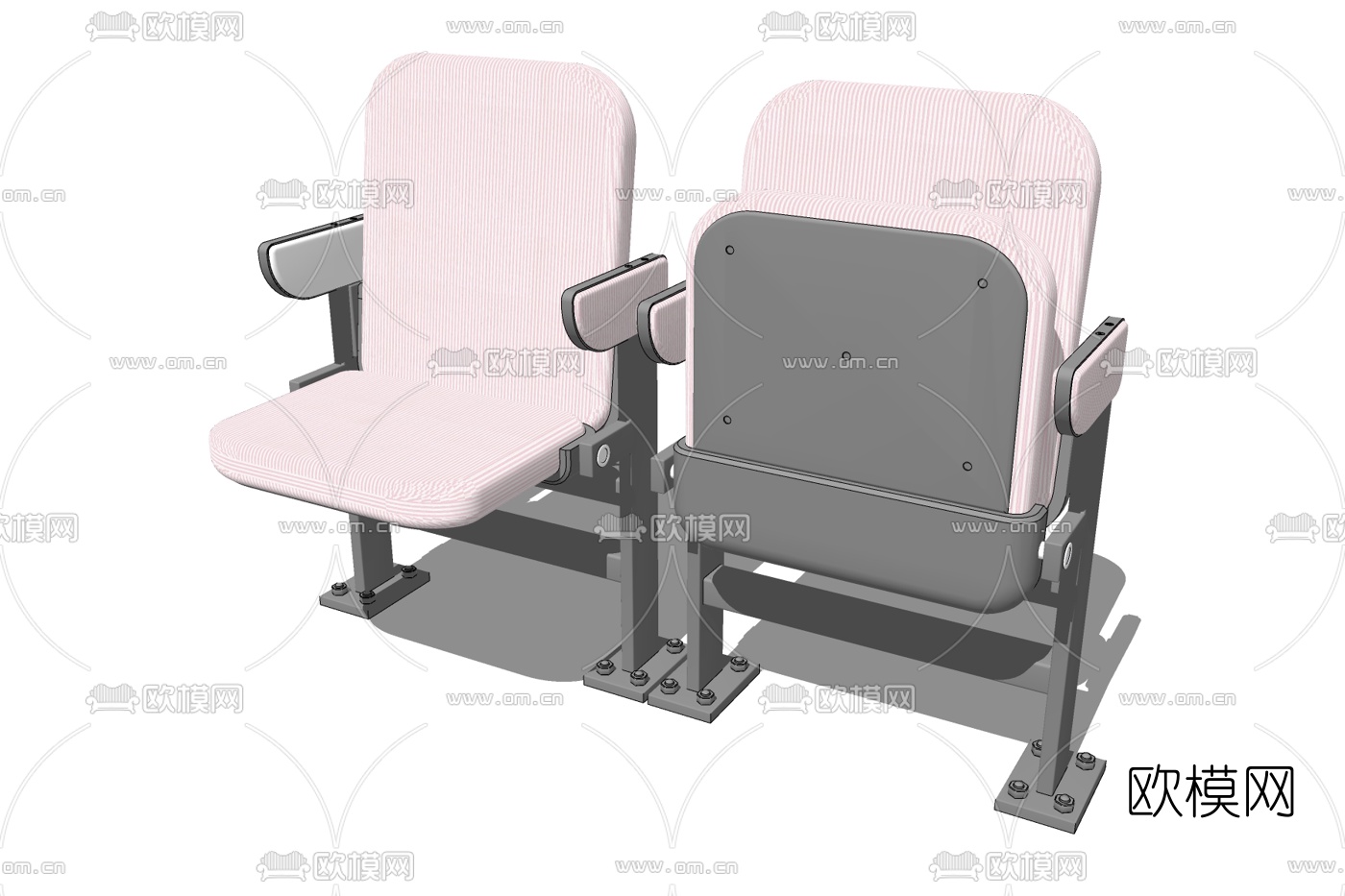 现代公用椅免费su模型下载