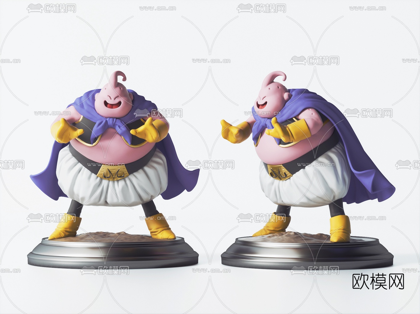 现代魔人布欧手办玩具3d模型下载