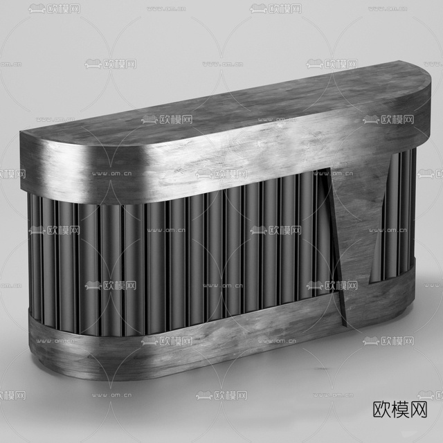 现代大理石接待台免费3d模型下载