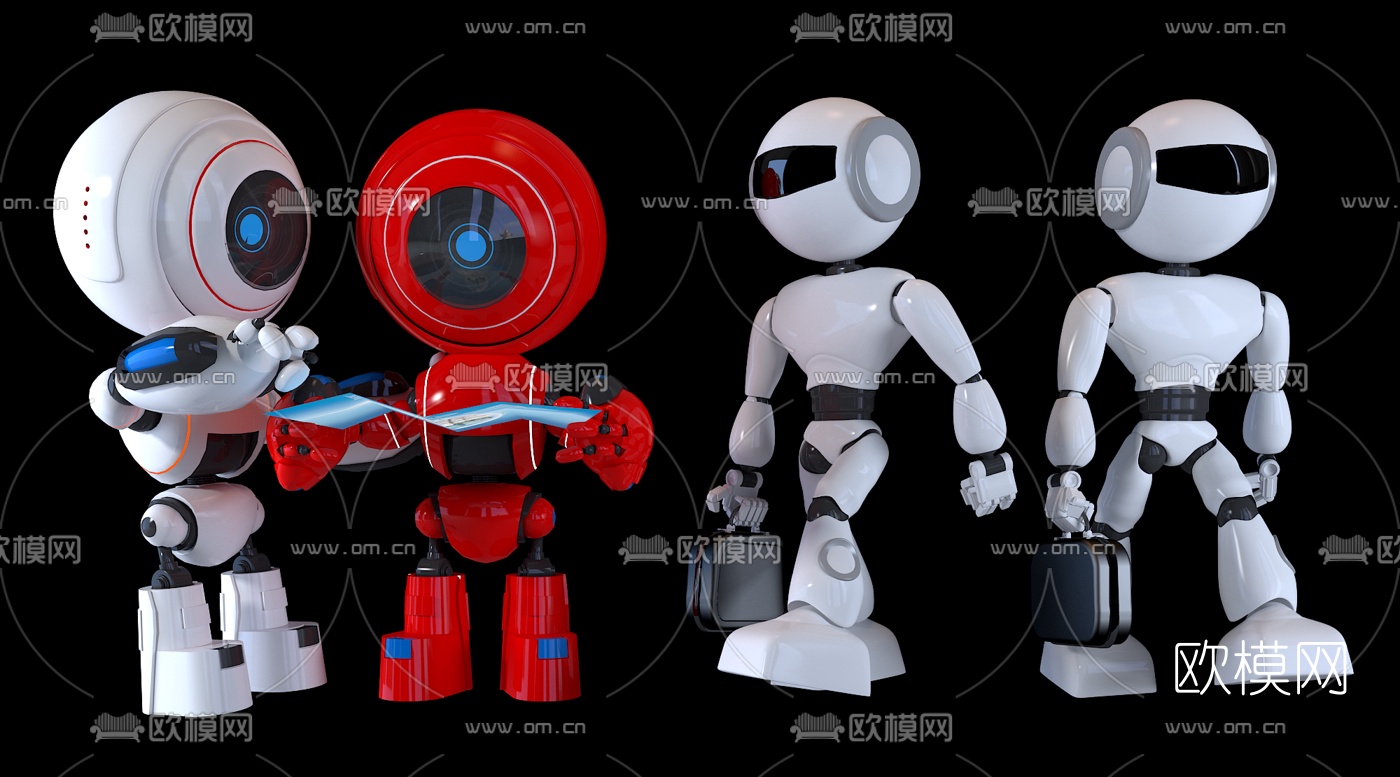 現代機器人3d模型