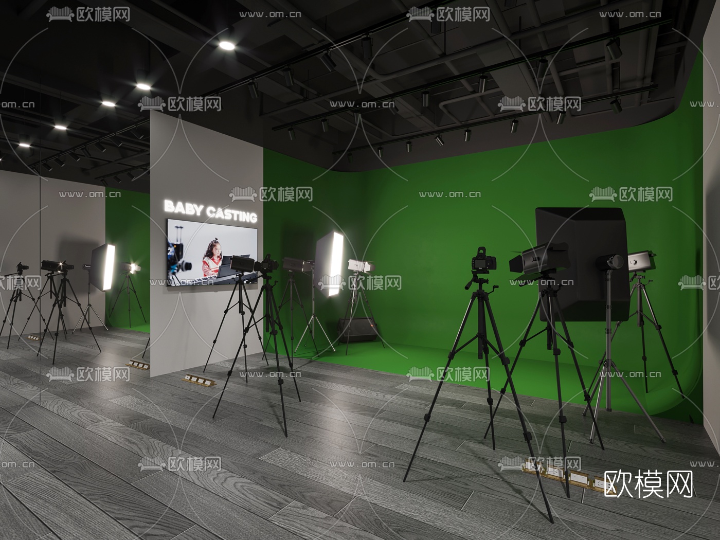 现代儿童摄影基地3d模型