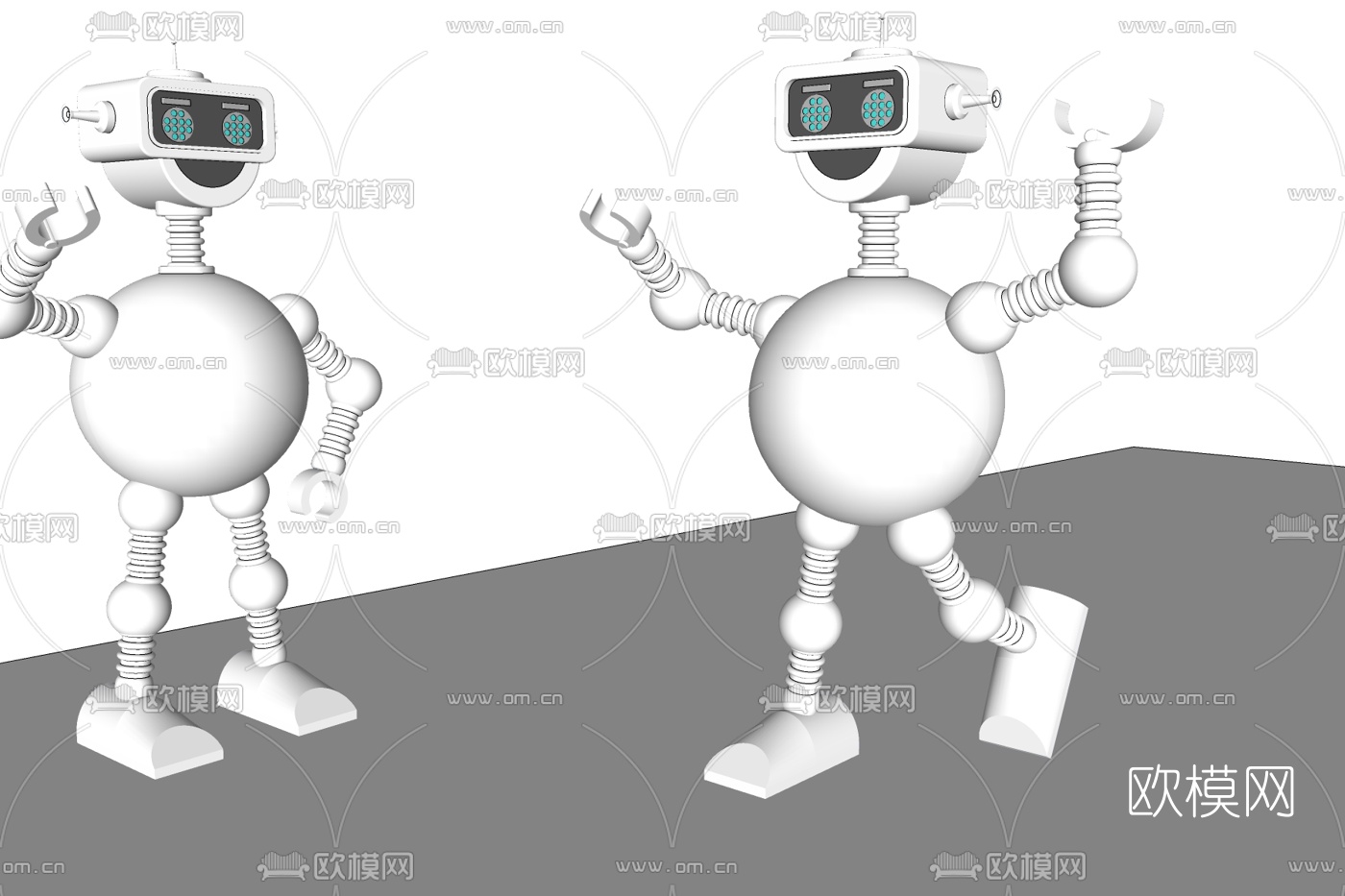 现代智能机器人免费su模型下载