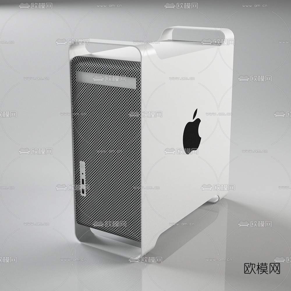 现代苹果电脑主机3d模型