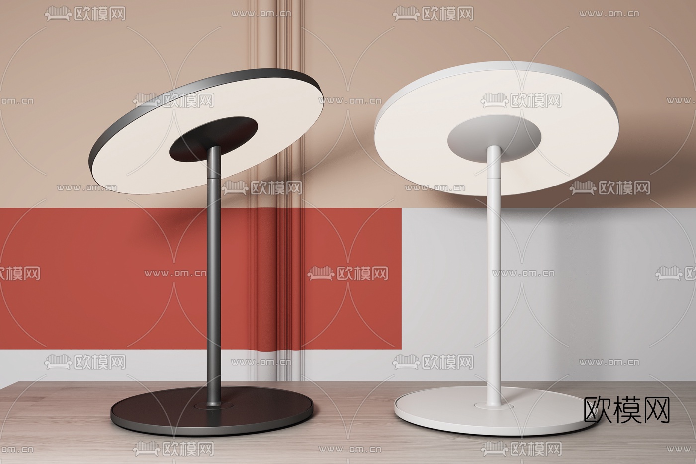 现代时尚台灯3d模型下载（渲染图3）