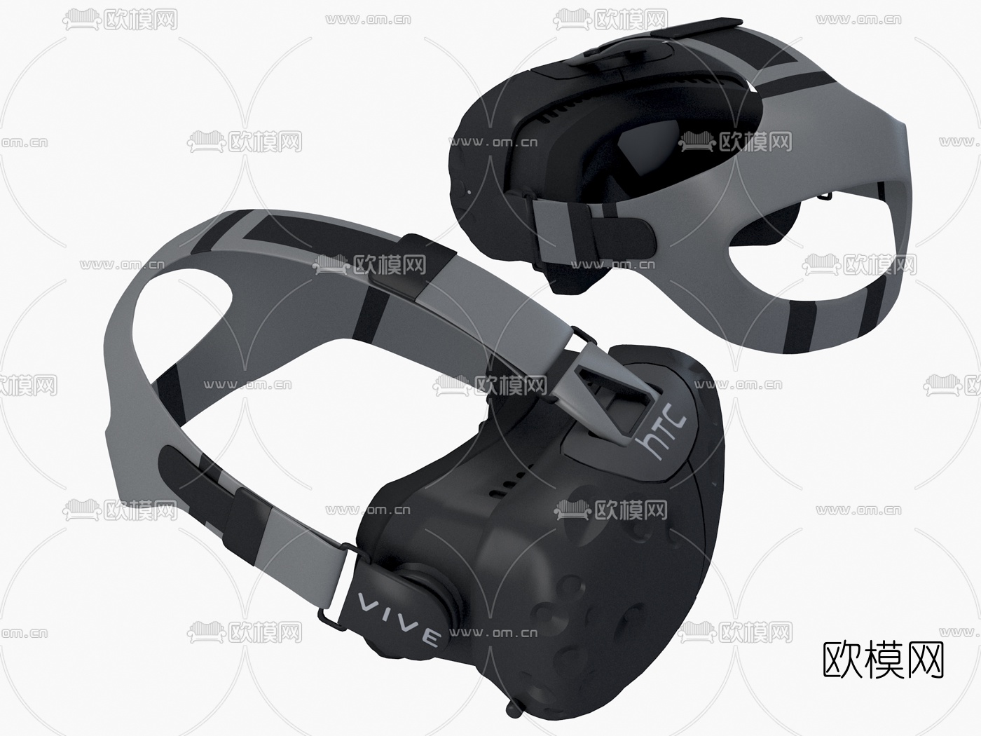 现代VR眼镜3d模型