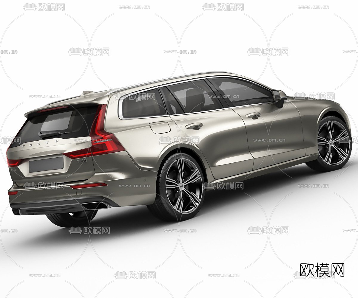现代沃尔沃轿车3d模型