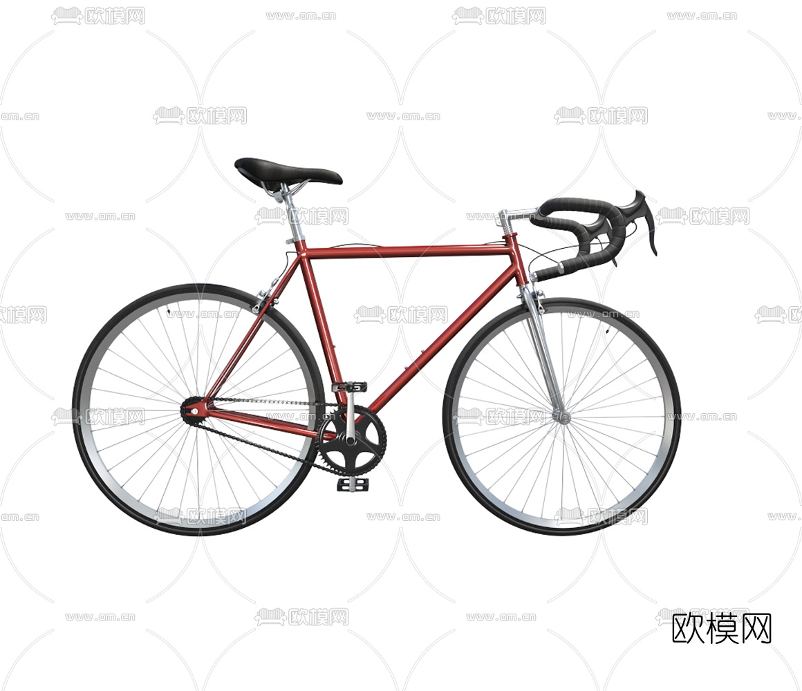 现代自行车3d模型下载