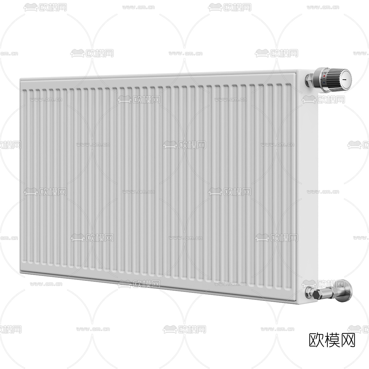 现代暖气片散热器3d模型下载（渲染图4）