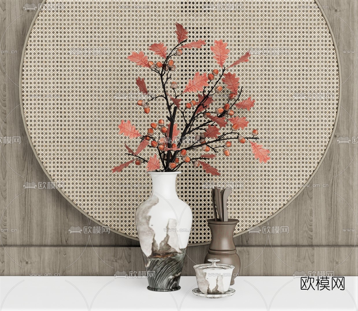 现代花瓶su模型
