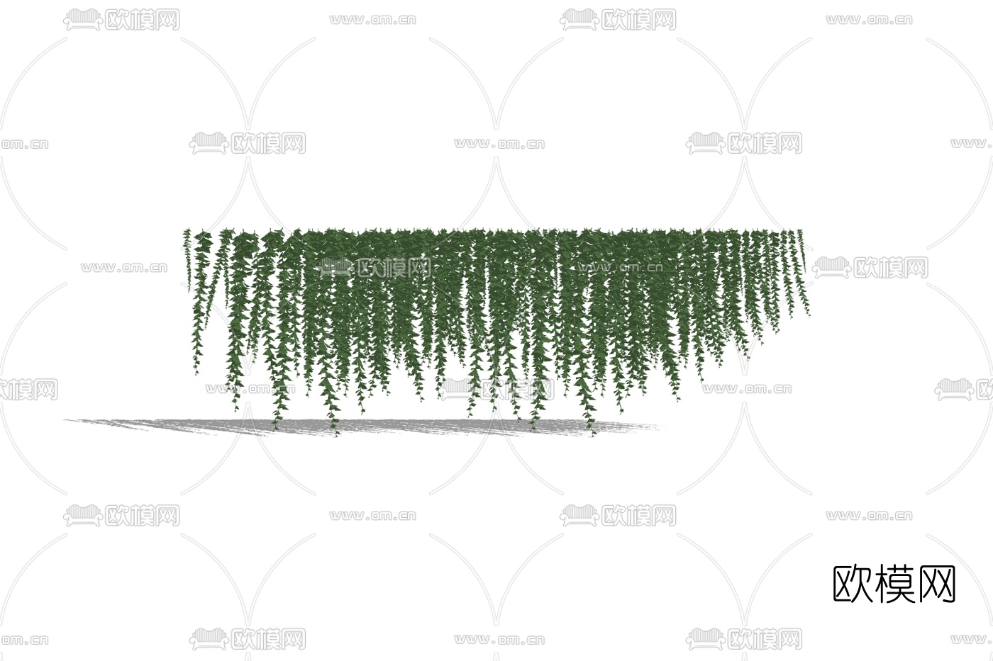 现代绿植藤蔓免费su模型下载