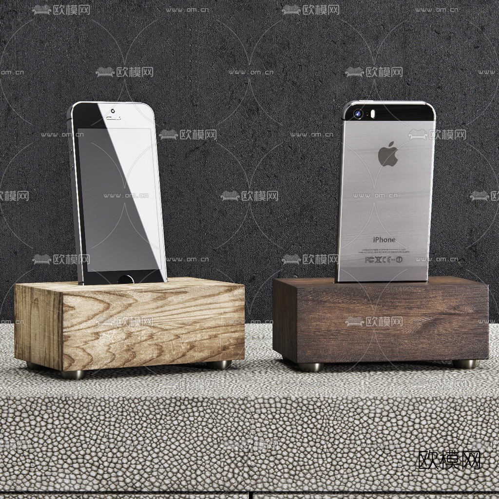 工业风蓝牙留声机音箱3d模型下载（渲染图7）