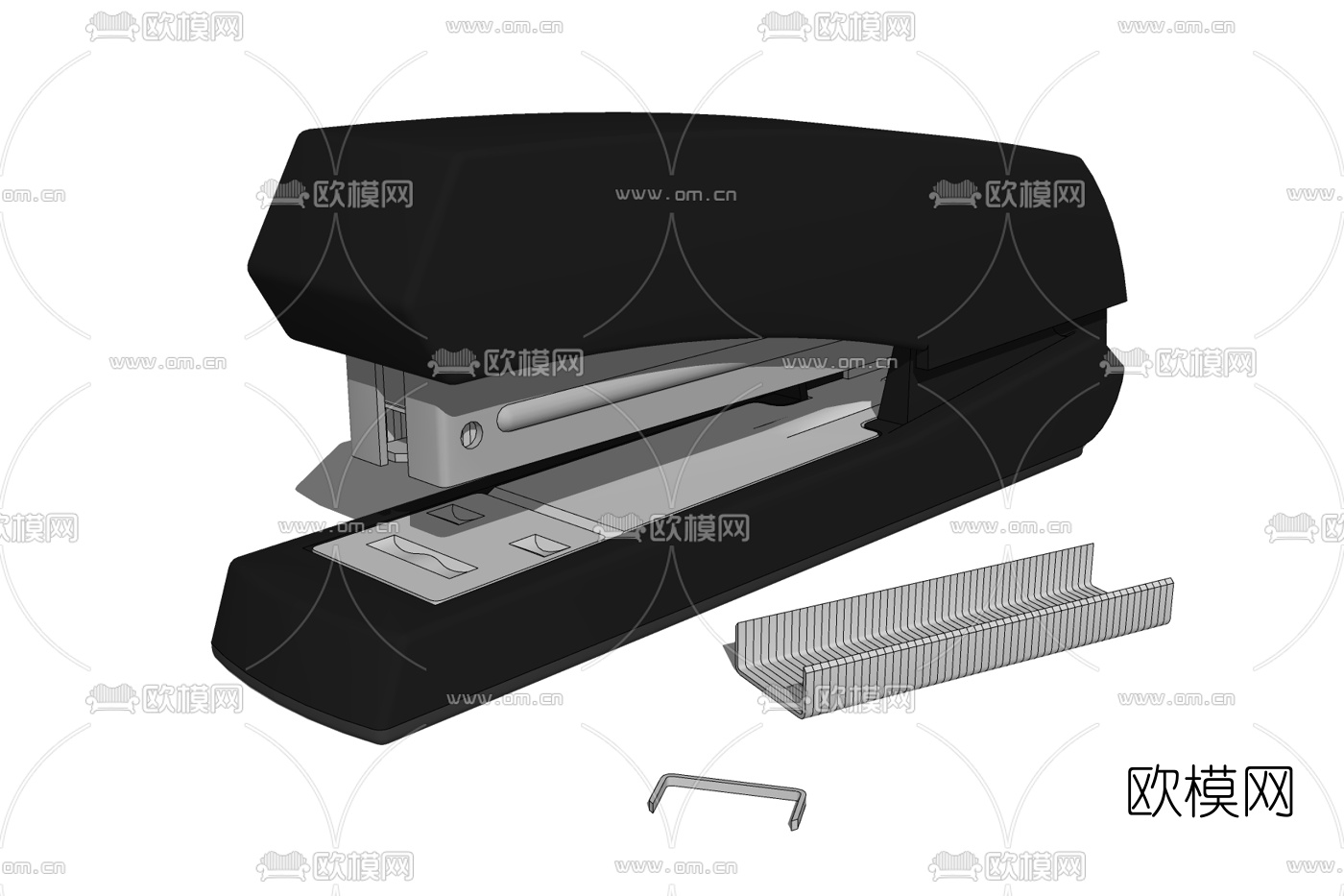 现代装订机免费su模型下载