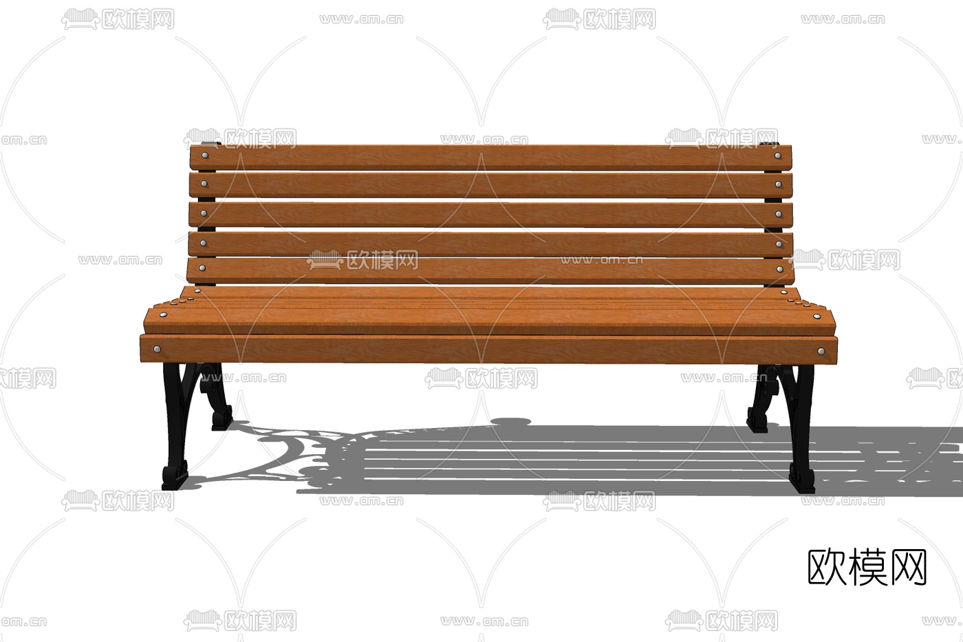 欧式户外座椅su模型