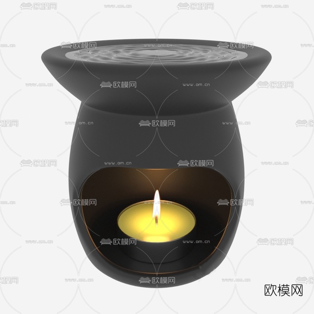现代烛台灯免费3d模型