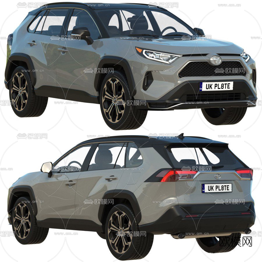 现代汽车3d模型下载（渲染图1）