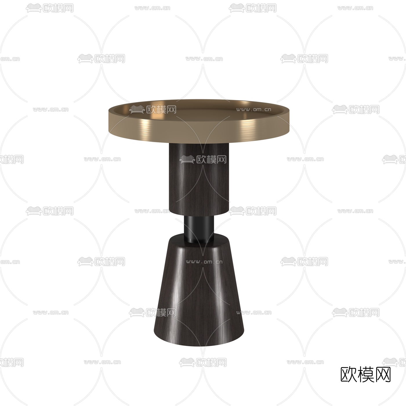 现代轻奢边几角几3d模型
