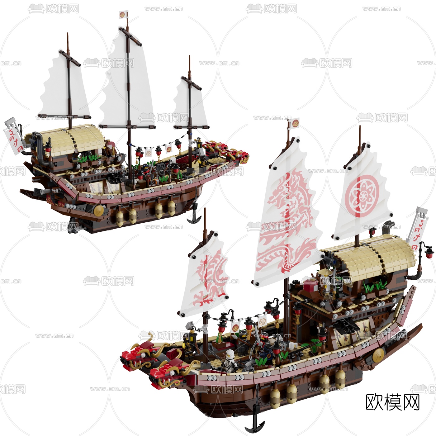 现代使命号玩具3d模型下载