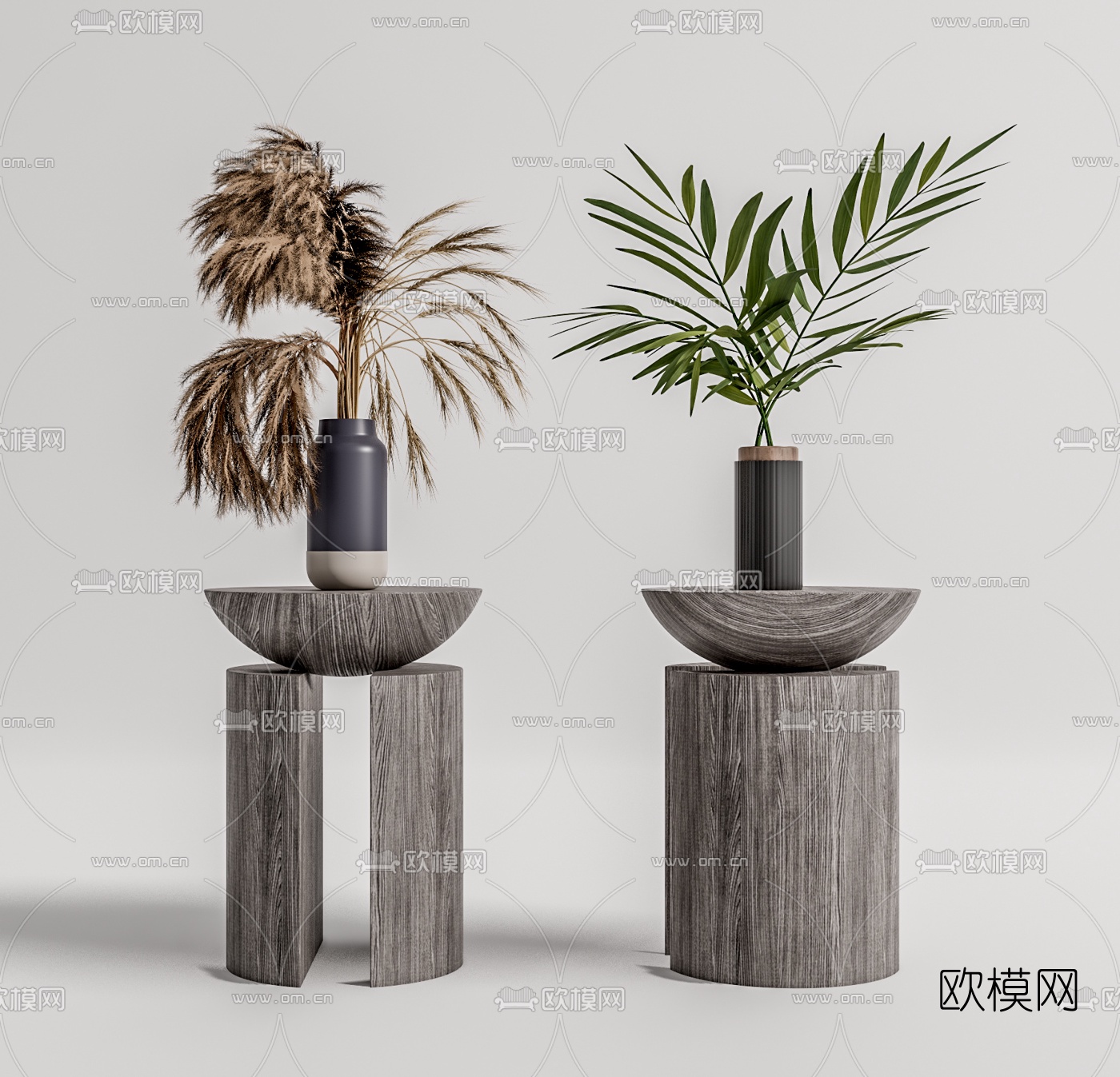 现代实木角几su模型