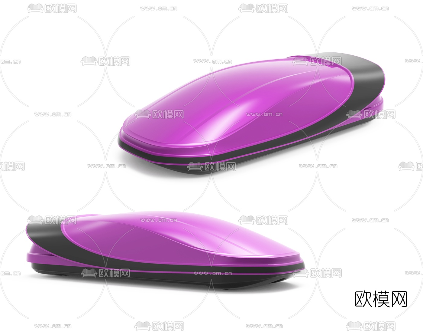 现代汽车车顶行李箱3d模型下载