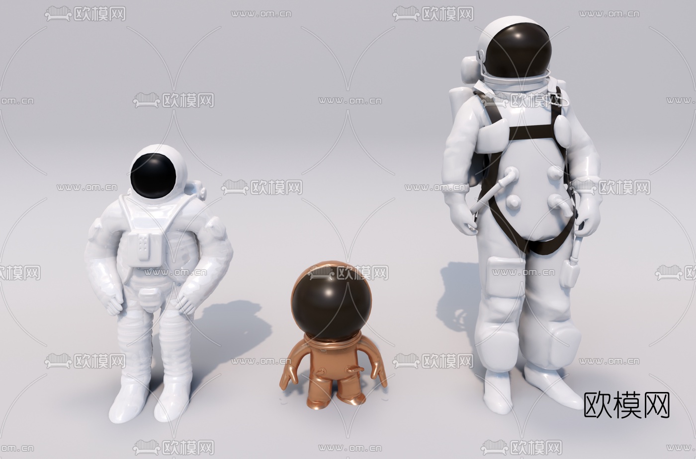 现代宇航员su模型下载（渲染图4）