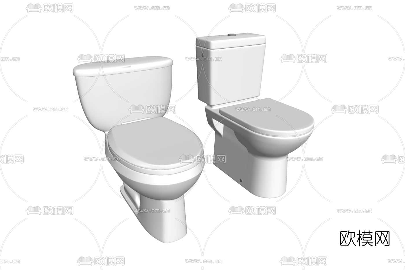 现代马桶su模型下载