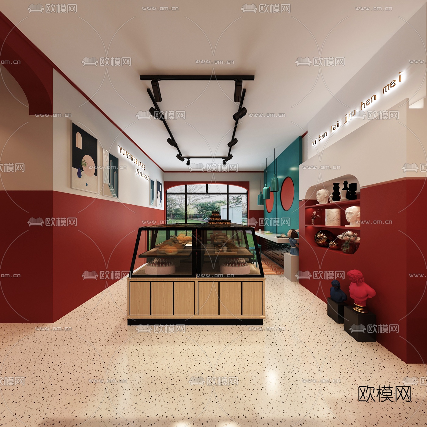 现代面包房免费3d模型下载（渲染图5）