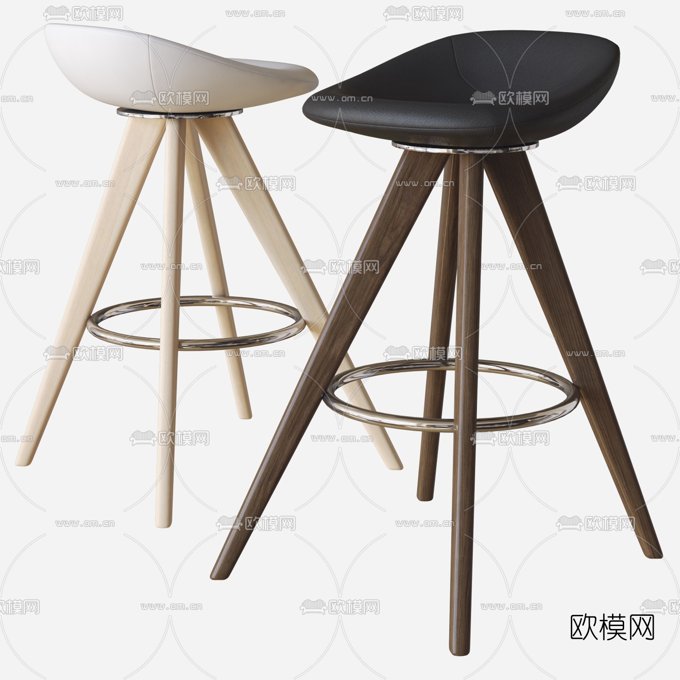 Calligaris 北欧吧凳吧椅3d模型