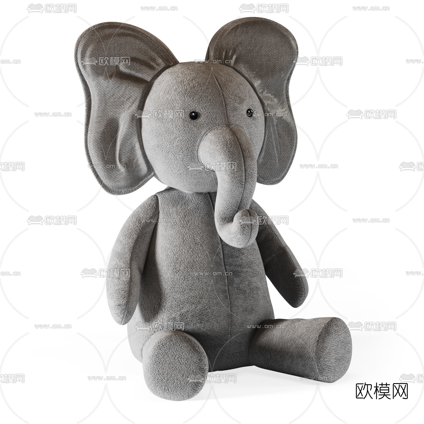 现代儿童动物布偶玩具3d模型下载（渲染图4）