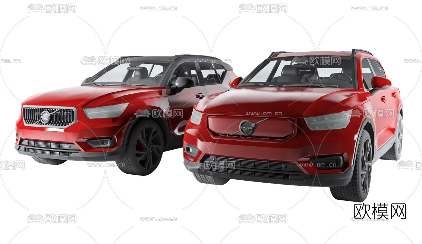 现代沃尔沃SUV汽车3d模型下载