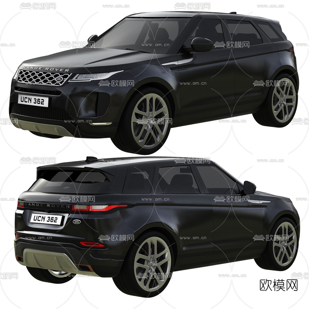现代路虎越野车3d模型