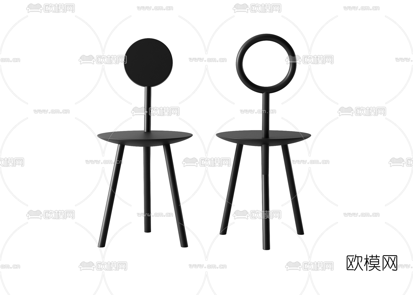 现代单椅3d模型
